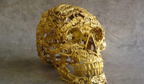 golden-skull-Bellino Alain