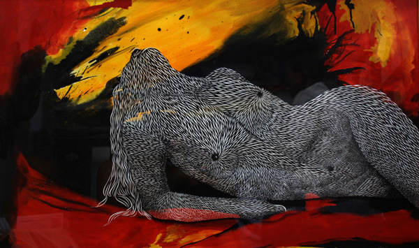 Sachin Tekade 3d paper models nude 3