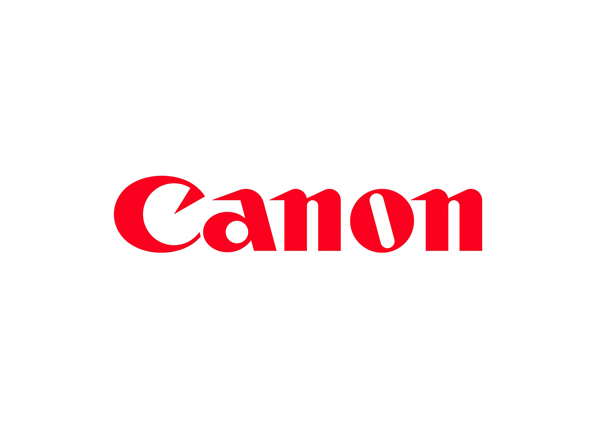 Red famous logos Canon