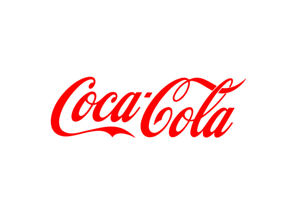 Red famous logos coca cola