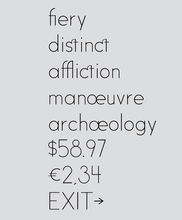 Cool Sleek Free Font Satellite