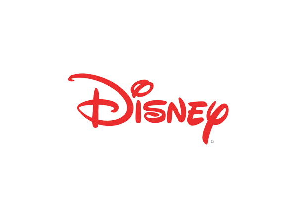 Red famous logos Disnep