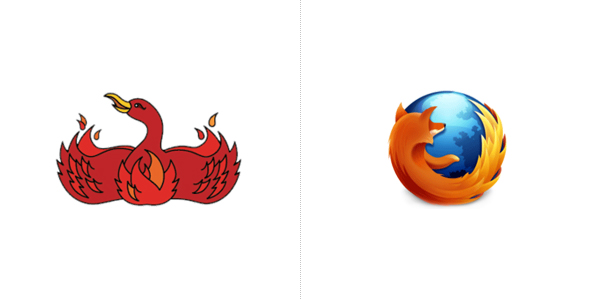 firefox logo evolution