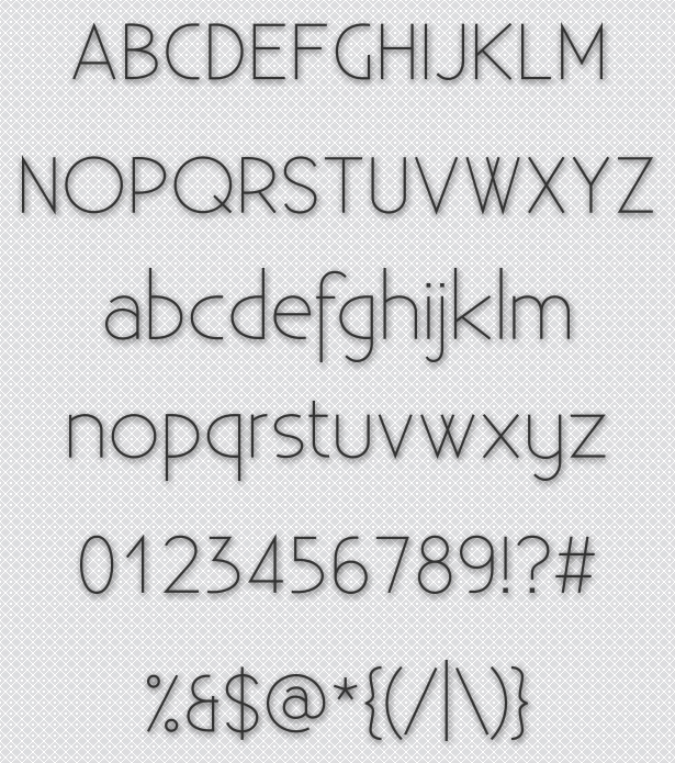 Cool Sleek Free Font Existence Light