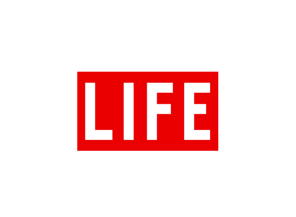 Red famous logos LIFE