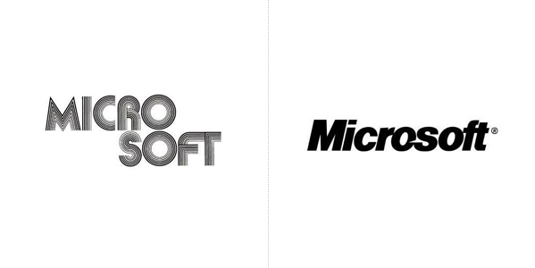 Microsoft logo evolution