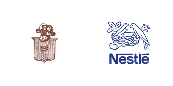 Nestle logo evolution