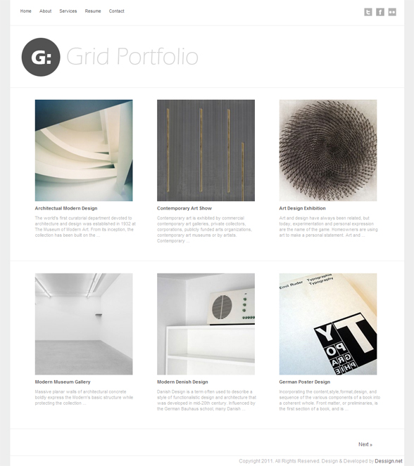 WP Minimal Grid Portfolio