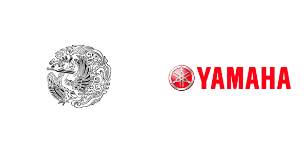 Yamaha logo evolution