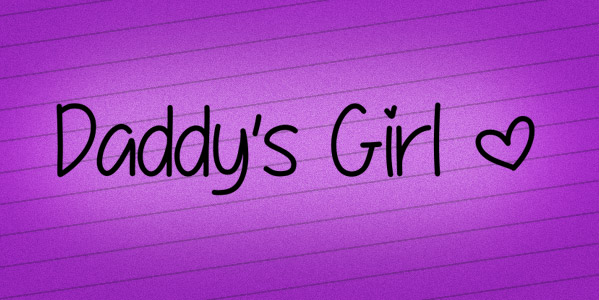 romantic-handwriting-font-daddys-girl