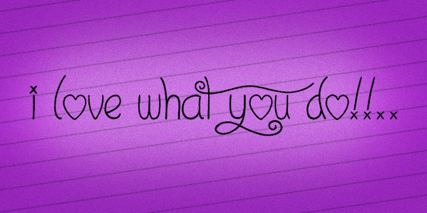 romantic-handwriting-font-i-love-what-you-do