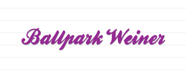 calligraphy fonts - Ballpark Weiner free font