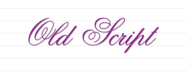 calligraphy fonts - Old Script free font
