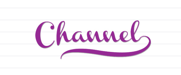 calligraphy fonts - channel free font