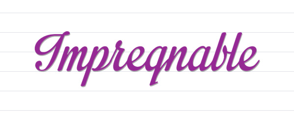 calligraphy fonts - impregnable free font