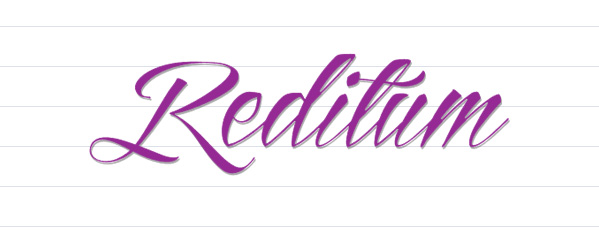 calligraphy fonts - Reditum free font