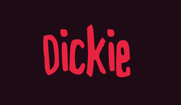 stylish font Dickie