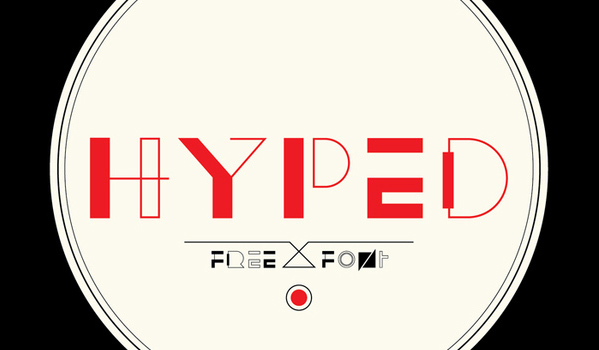 stylish font Hyped