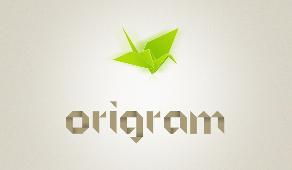 stylish font ORIGRAM