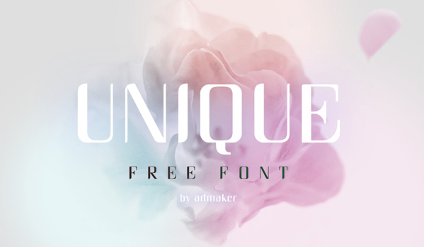 stylish font Unique