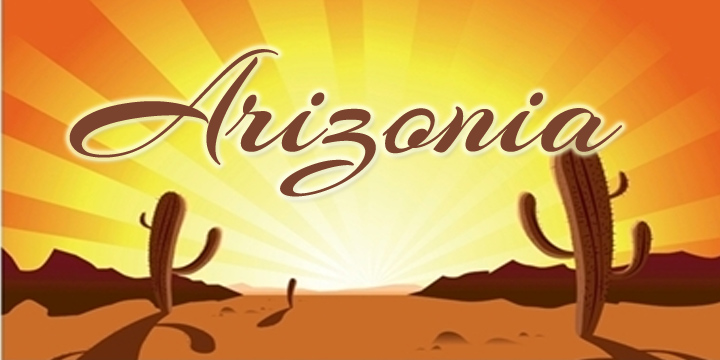 top-cursive-fonts-Arizonia-Font