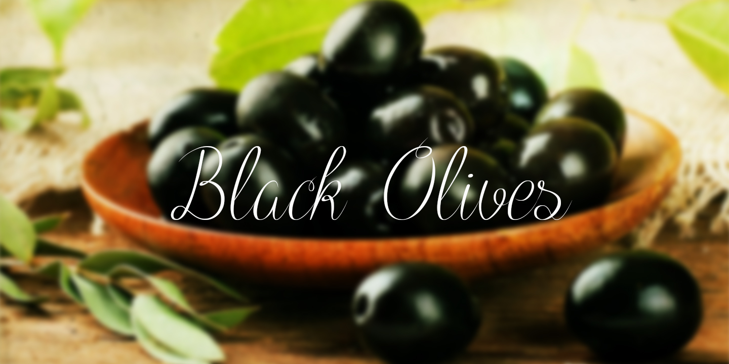 top-cursive-fonts-Black-Olives-Font