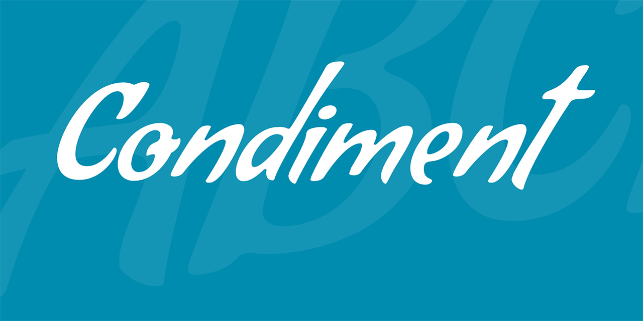 top-cursive-fonts-Condiment-Font