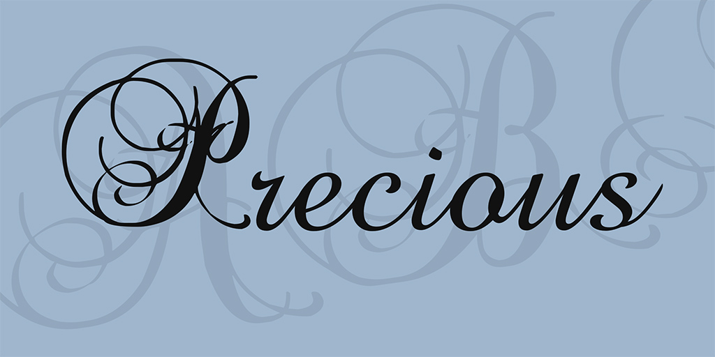 top-cursive-fonts-Precious-Font