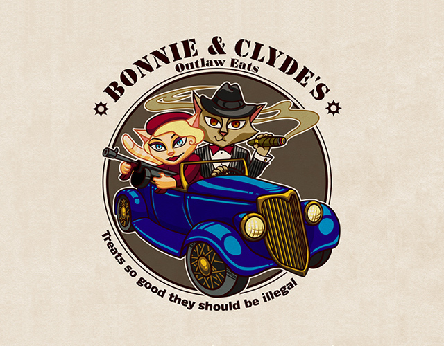 best-illustrative-logo-design-bonnnie-clydes