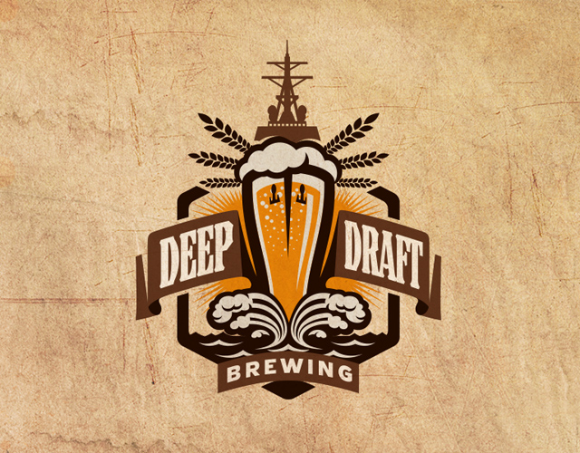 best-illustrative-logo-design-deep-draft-brewing