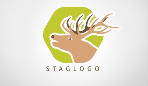 free-vector-stag-logo-template