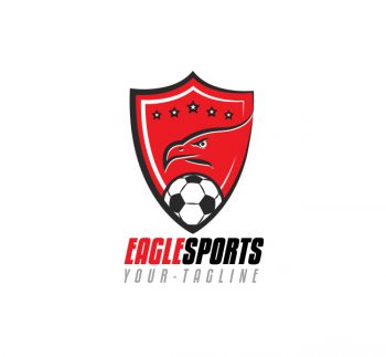Soccer Eagle Logo & Business Card Template