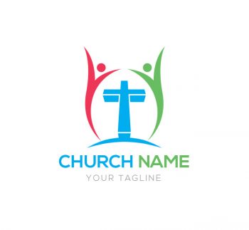 People Cross Logo with Bcard Template