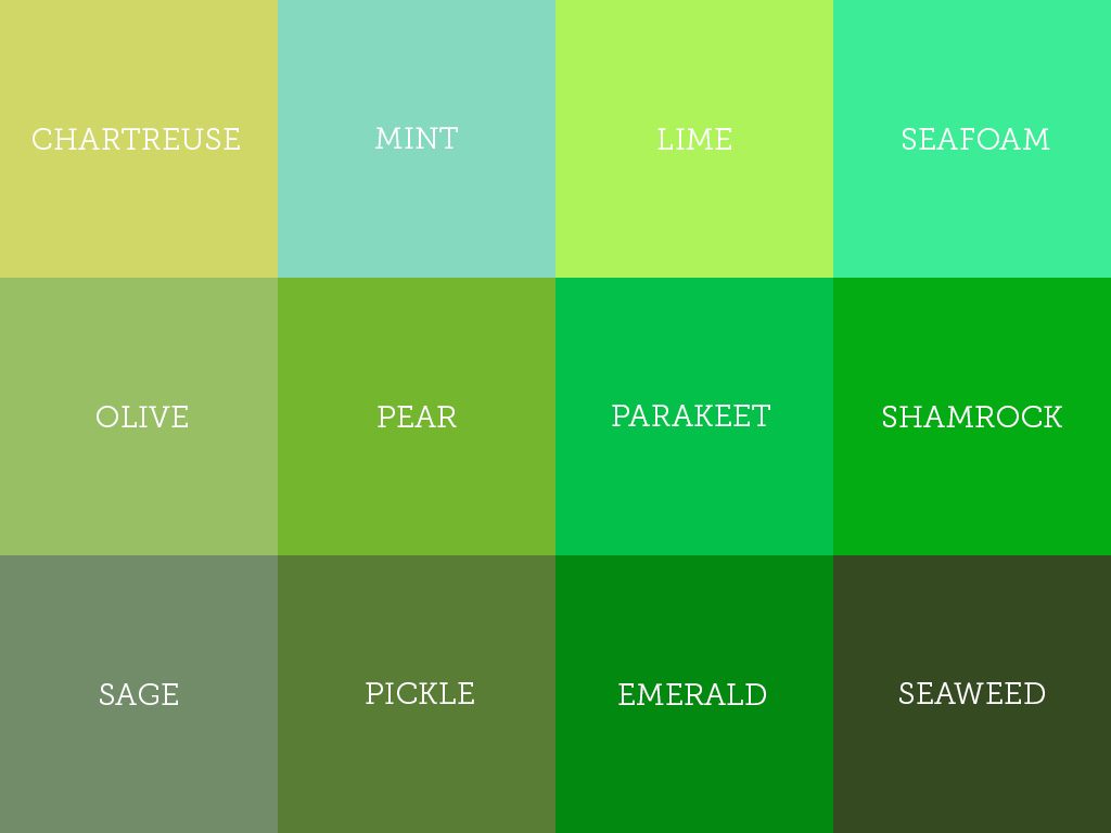 Shades-of-Green