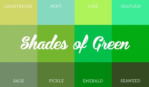 green color names
