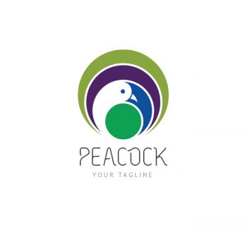 Peacock Logo & Business Card Template