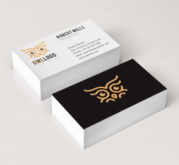 032-Owl-Eyes-Logo-&-Business-Card-Template