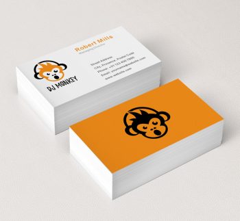 036-DJ-Monkey-Logo-&-Business-Card-Template