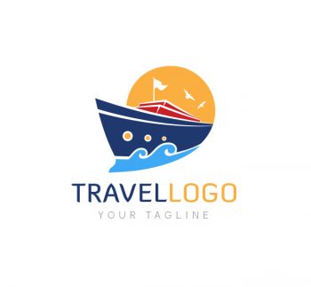 Travel Agency Logo & Business Card Template