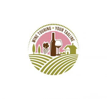 Wine Touring Logo & Business Card Template
