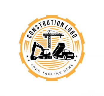 Construction Service Logo & Business Card Template