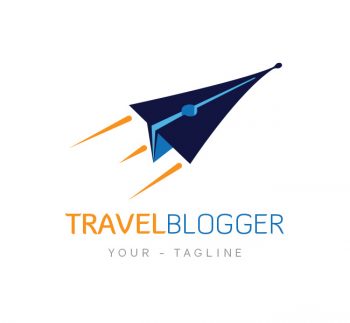 Travel Blogger Logo & Business Card Template
