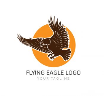 Flying Eagle Logo & Business Card Template