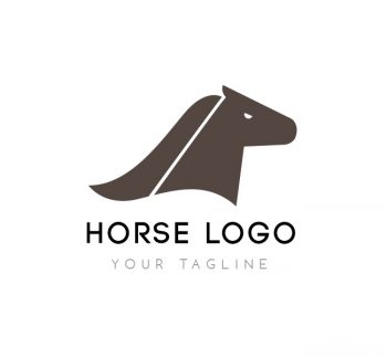 Horse Head Logo & Business Card Template