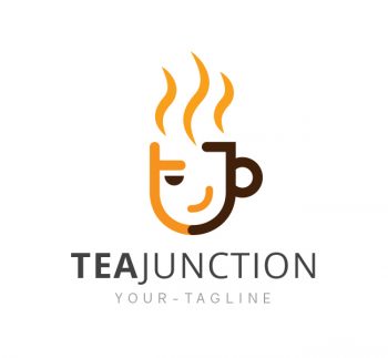 Tea Junction Logo & Business Card Template