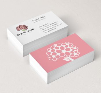 Brain-Flower-Business-Card-Mockup