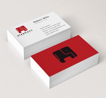 Minimal-Elephant-Business-Card-Mockup