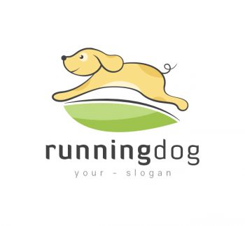 Running Dog Logo & Business Card Template