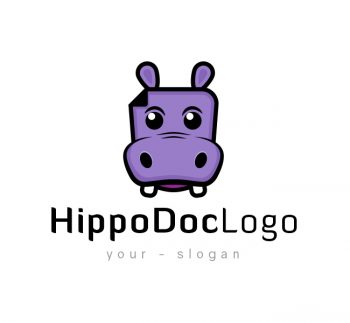 Hippo Doc Logo & Business Card Template