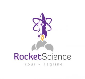 Rocket Science Logo & Business Card Template